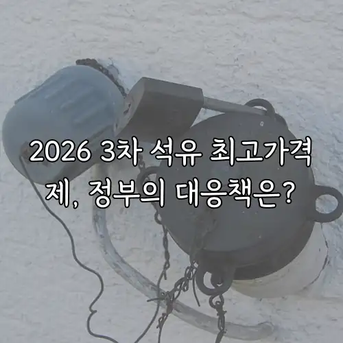 2026 3차 석유 최고가격제, 정부의 대응책은?