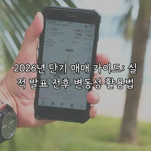 2026년 단기 매매 가이드: 실적 발표 전후 변동성 활용법