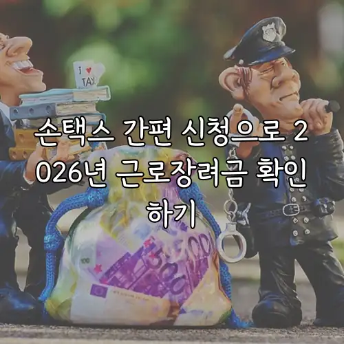 손택스 간편 신청으로 2026년 근로장려금 확인하기