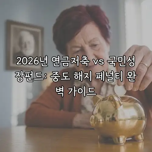 2026년 연금저축 vs 국민성장펀드: 중도 해지 페널티 완벽 가이드