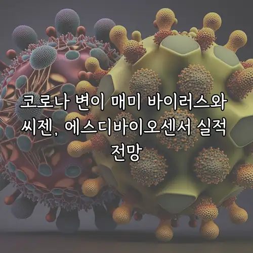 코로나 변이 매미 바이러스와 씨젠, 에스디바이오센서 실적 전망