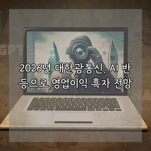 2026년 대한광통신, AI 반등으로 영업이익 흑자 전망